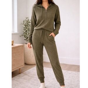 Dorothee Schumacher | Metallic Knit Lounge Set | Size 3